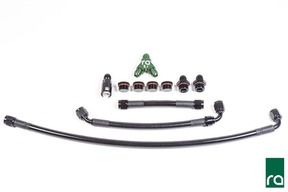 Radium Engineering 07-14 Mustang GT S197 Fuel Rail Plumbing Kit