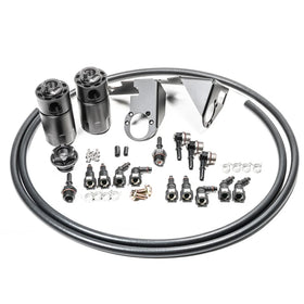 Radium Engineering 05-13 Chevrolet Corvette Fluid Lock Dual Catch Can Kit