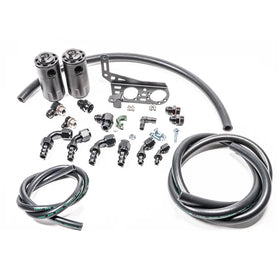 Radium Engineering Dual Catch Can Kit Gallardo LP Fluid Lock