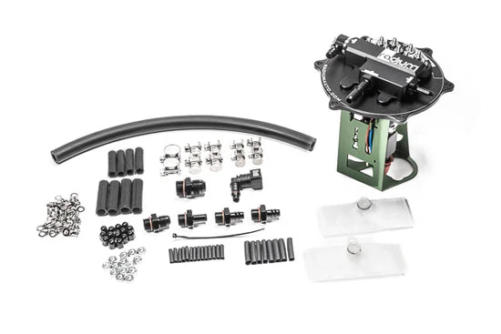 Radium Engineering Fuel Hanger Plumbing Kit Mitsubishi Evo 7/8/9 - Stainless Filter