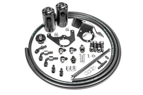 Radium Engineering 09-15 Cadillac CTS-V Dual Catch Can Kit