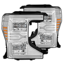 AlphaRex 20-22 Ford F-250/350/450/550 SD NOVA-Series LED Proj Headlights Chrome w/SS & SBDRL-1