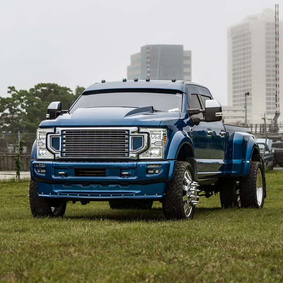 AlphaRex 20-22 Ford F-250/350/450/550 SD NOVA-Series LED Proj Headlights Chrome w/SS & SBDRL