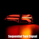 AlphaRex 20-22 Tesla Model Y PRO-Series LED Tail Lights Red Smoke w/Seq Sig-5