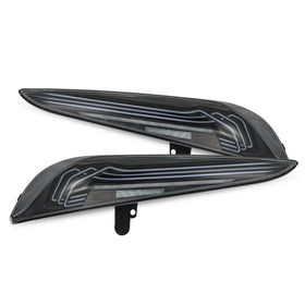 AlphaRex 20-24 Toyota Supra LUXX-Series Laser Style LED Tail Lights Black