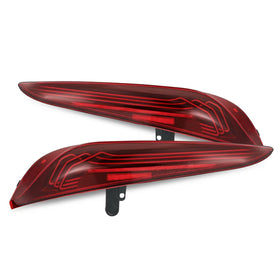 AlphaRex 20-24 Toyota Supra LUXX-Series Laser Style LED Tail Lights Black-Red