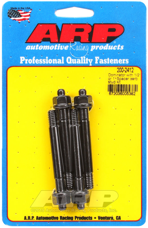 ARP Dominator w/ 1/2in or 1in Spacer Carb Stud Kit