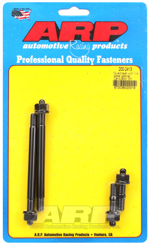 ARP Quadrajet w/ 1/4in Base Gasket Carb Stud Kit