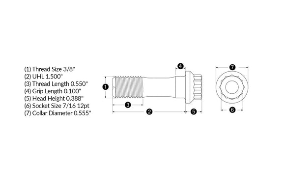 ARP General Replacement Steel Rod Bolt Kit