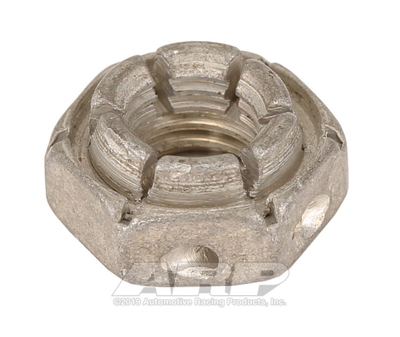 1/4-28 HEX SLOTTED/DRILLED NUT