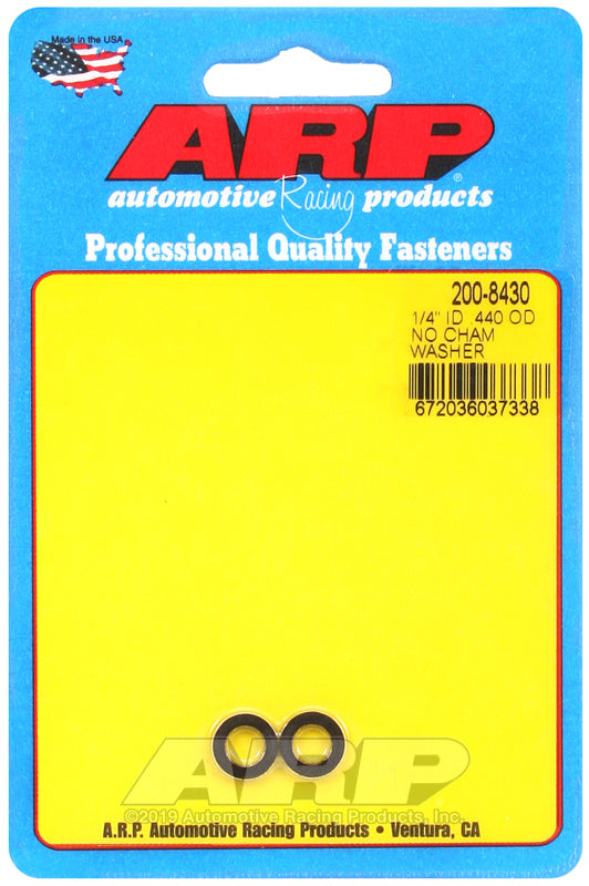 1/4ID .440 OD NO CHAM WASHER