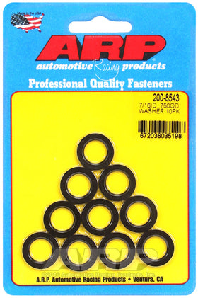 ARP 7/16 ID x 0.75 OD Black Washers - Pack of 10