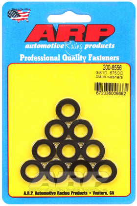 ARP 3/8 ID 0.675 OD Black Washers - Pack of 10