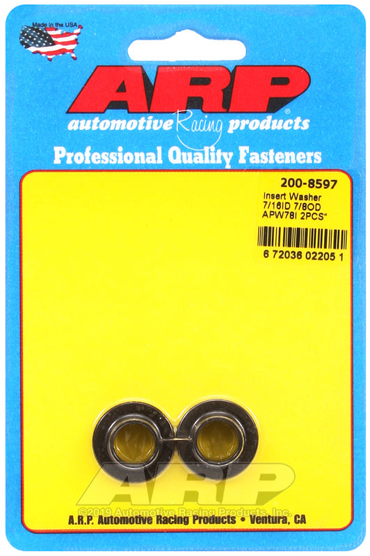 ARP 7/16in 0D x .875in ID Insert Washers (2 pack)