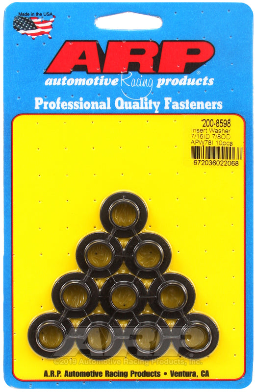 ARP .875in OD  x 7/16in ID Insert Washers (10 pack)