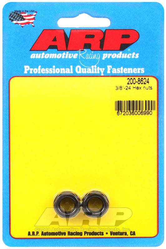 ARP 3/8-24 Hex Rod Nut (2 pack)