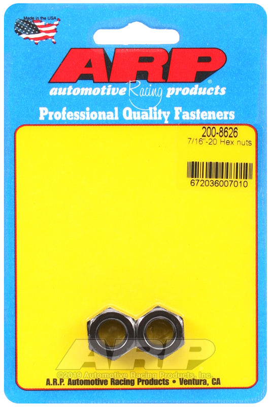 ARP 7/16-20 Hex Nut Kit