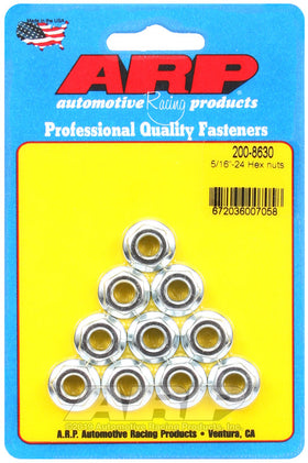ARP 5/16in-24 Hex Nut Kit (10 Pack)