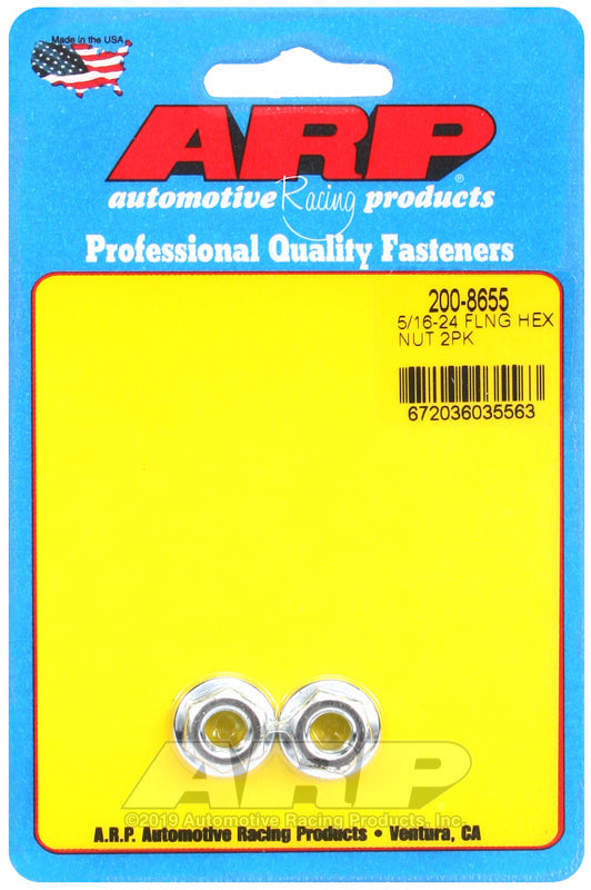 5/16-24 FLNG HEX NUT 2PK