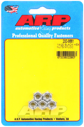 ARP 1/4-20 CAD Coarse Nyloc Hex Nut Kit (Pack of 5)