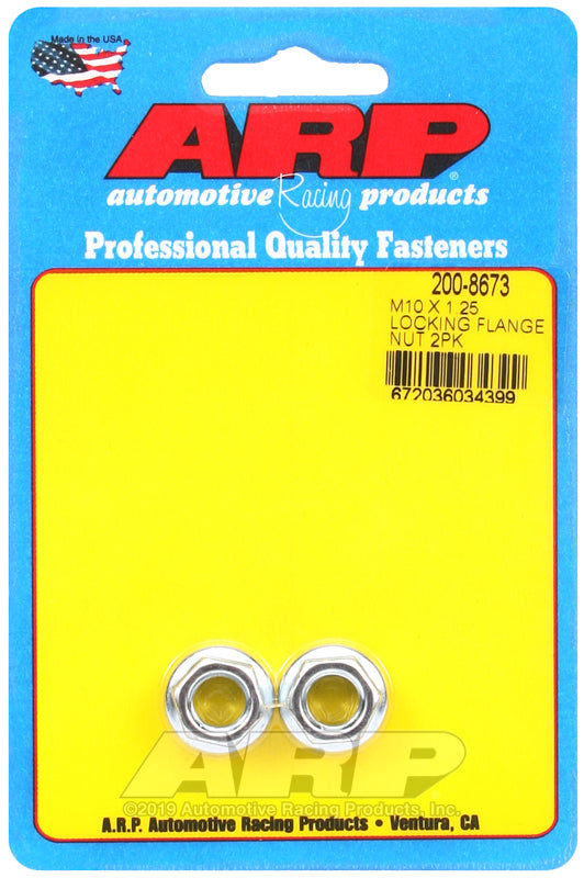 M10 X 1.25 LOCKING FLANGE NUT
