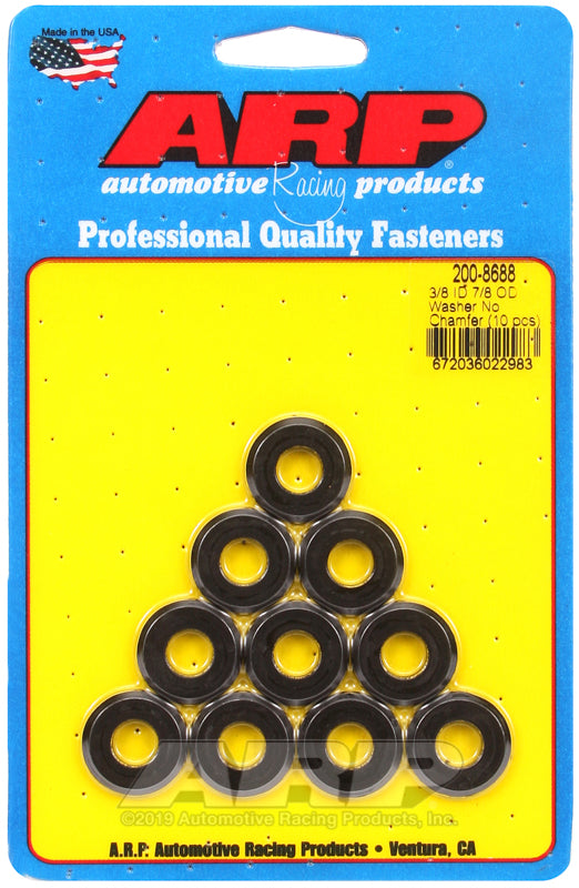 3/8ID 7/8OD NO CHAMF WASHER 10