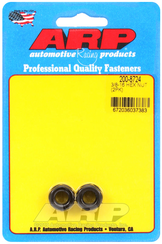 3/8-16 HEX NUT 2PK