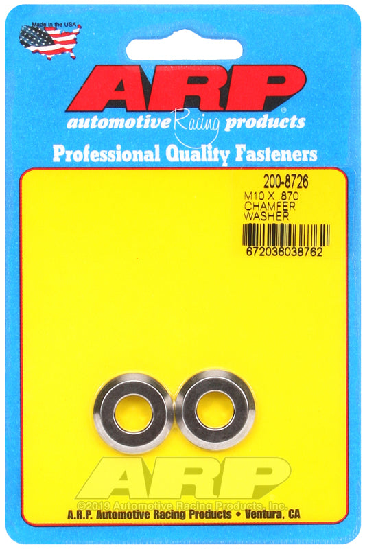 M10ID .870OD CHAMFER WASHER