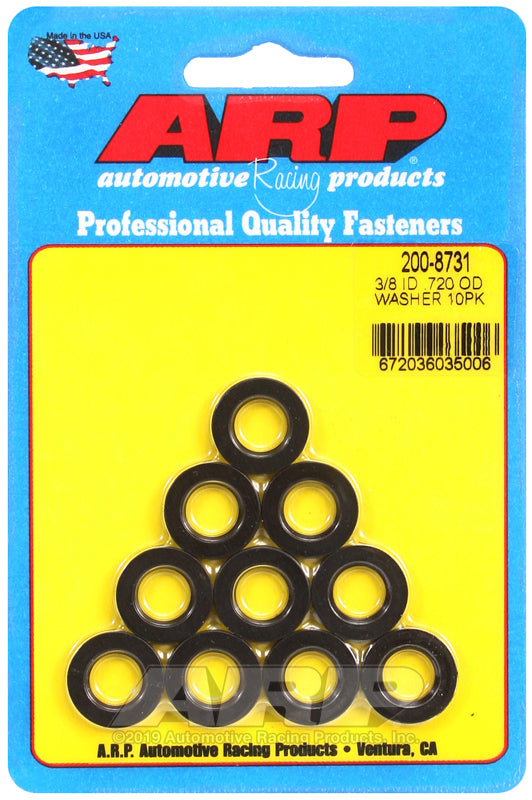 3/8ID .720OD WASHER 10 PK