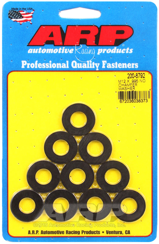ARP M12 ID 0.995 OD Black Washers (10 pack)