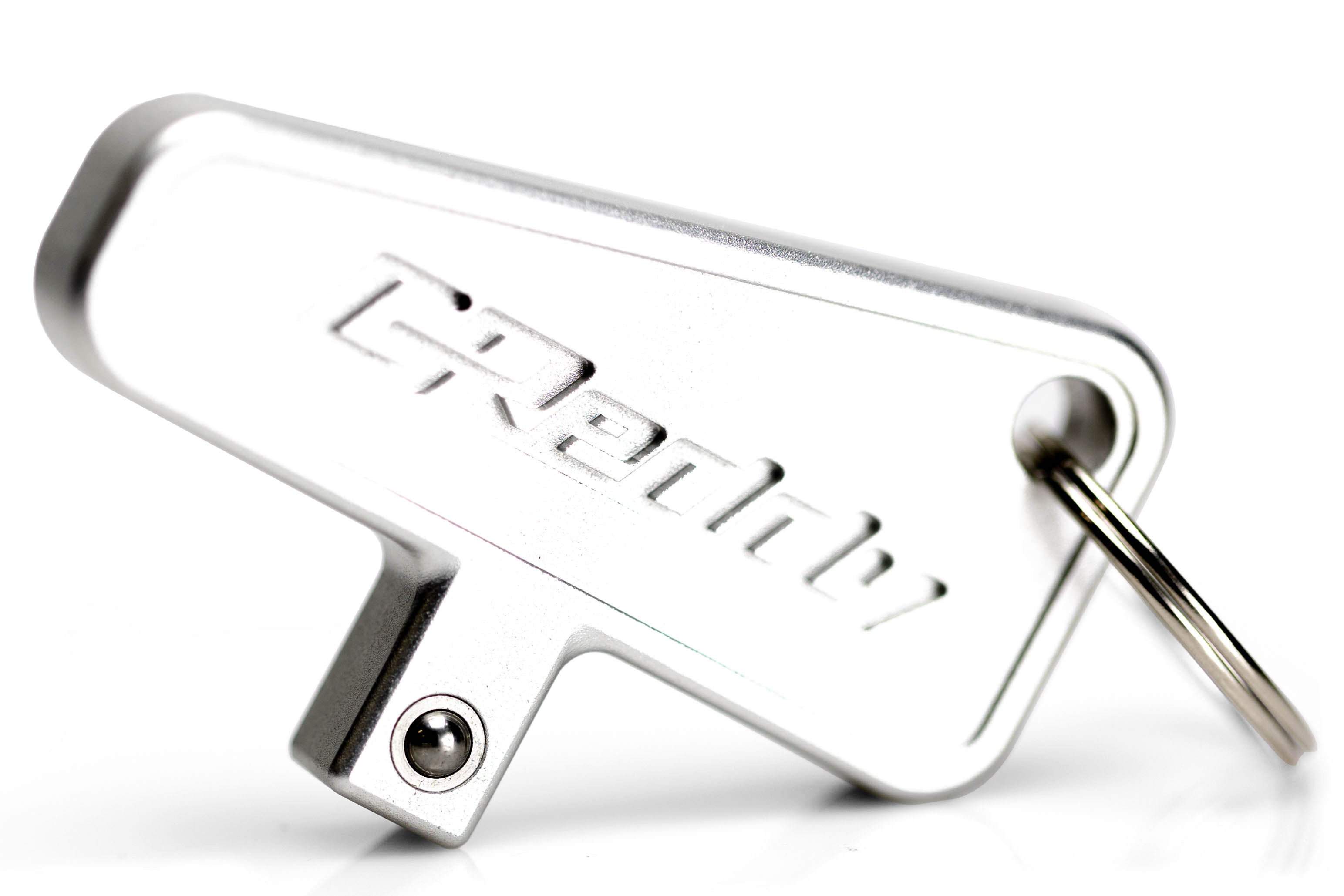 GReddy 3/8in Drive Master Switch Keychain - Silver