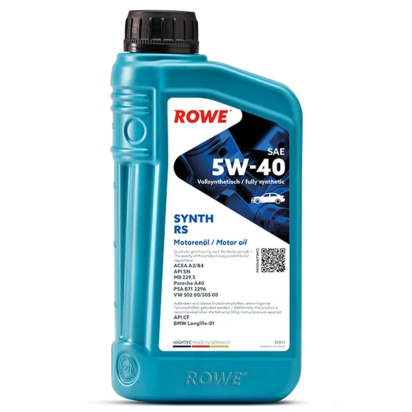 ROWE Hightec SYNTH RS SAE 5W-40 Motor Oil - 20001
