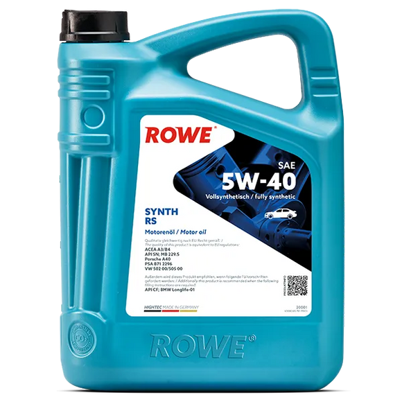 ROWE Hightec SYNTH RS SAE 5W-40 Motor Oil - 20001