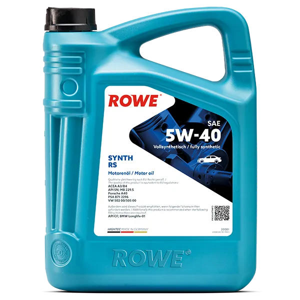 ROWE Hightec SYNTH RS SAE 5W-40 Motor Oil - 20001