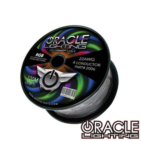Oracle 22AWG 4 Conductor RGB Installation Wire 100M (328ft) Spool - RGB SEE WARRANTY