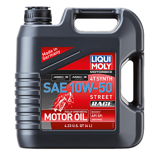 Motorbike 4T Synth SAE 10W-50 Street Race 4L (CASE OF 4) LM20068