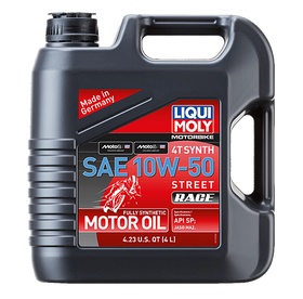 Motorbike 4T Synth SAE 10W-50 Street Race 4L (CASE OF 4) LM20068