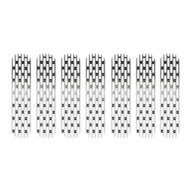 DV8 Offroad 2007-2018 Jeep JK Polished Grille Inserts