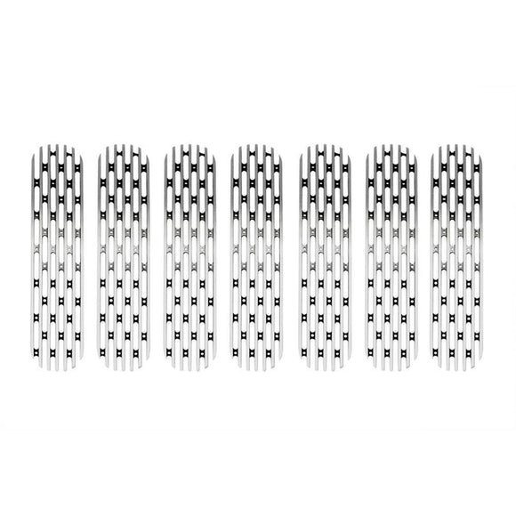 DV8 Offroad 2007-2018 Jeep JK Polished Grille Inserts