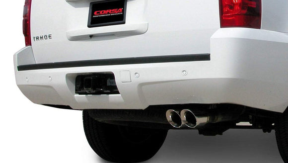 Corsa 2007-2008 Chevrolet Tahoe 5.3L V8 Polished Sport Cat-Back Exhaust