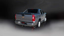 Corsa 2007-2009 Chevrolet Avalanche 6.0L V8 3in Cat-Back Single Side w Twin 4in Black Pro-SeriesTips-2