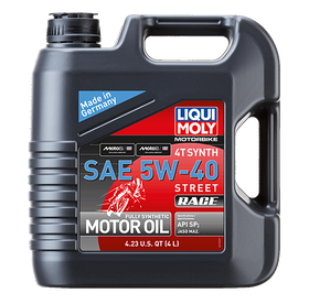 Motorbike 4T Synth 5W-40 Street Race 4L (CASE OF 4) LM20076
