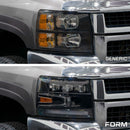 Form Lighting 2007-2013 Chevrolet Silverado LED Projector Headlights (Pair)-4
