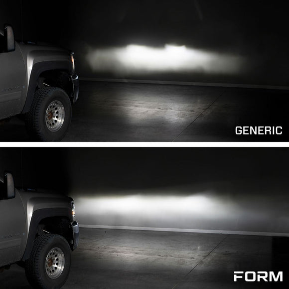 Form Lighting 2007-2013 Chevrolet Silverado LED Reflector Headlights (Pair)