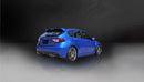 Corsa 2008-2014 Subaru Impreza Hatchback STI 2.5L Turbo Manual Black Sport Cat-Back Exhaust-2