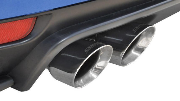 Corsa 2008-2014 Subaru Impreza Hatchback STI 2.5L Turbo Manual Black Sport Cat-Back Exhaust