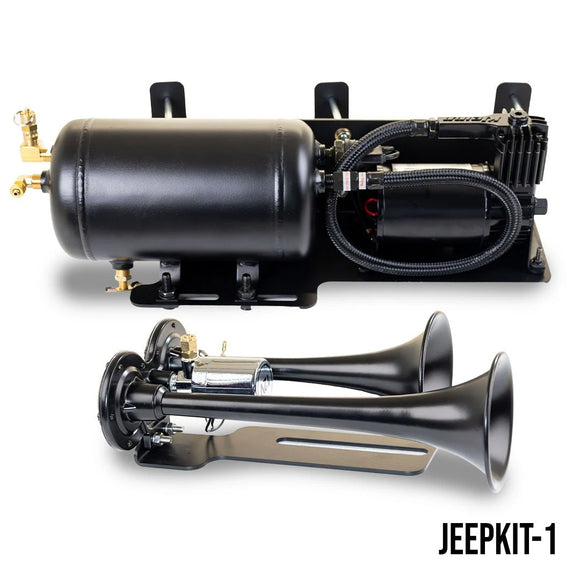 Kleinn 07-18 Jeep Wrangler JK/ JKU Onboard Air System w/ Model 101 Horns