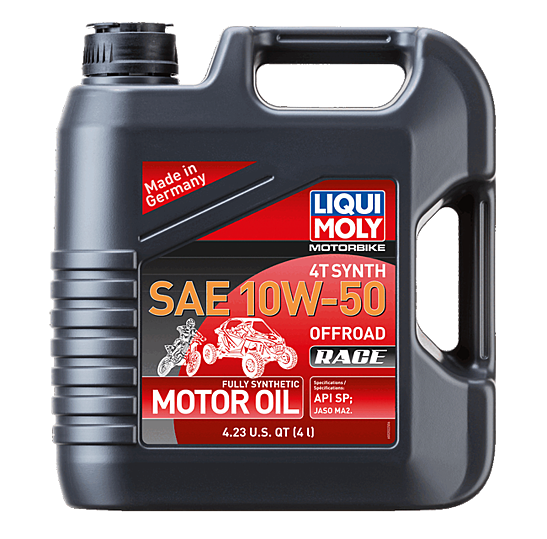 Motorbike 4T Synth SAE 10W-50 Offroad Race 4L (CASE OF 4) LM20080
