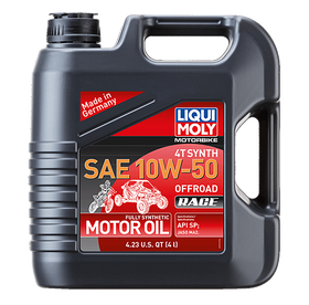 Motorbike 4T Synth SAE 10W-50 Offroad Race 4L (CASE OF 4) LM20080