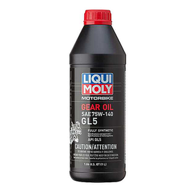 LIQUI MOLY 1L Motorbike Gear Oil (GL5) SAE 75W140 (Comes in Case of 6 Units)